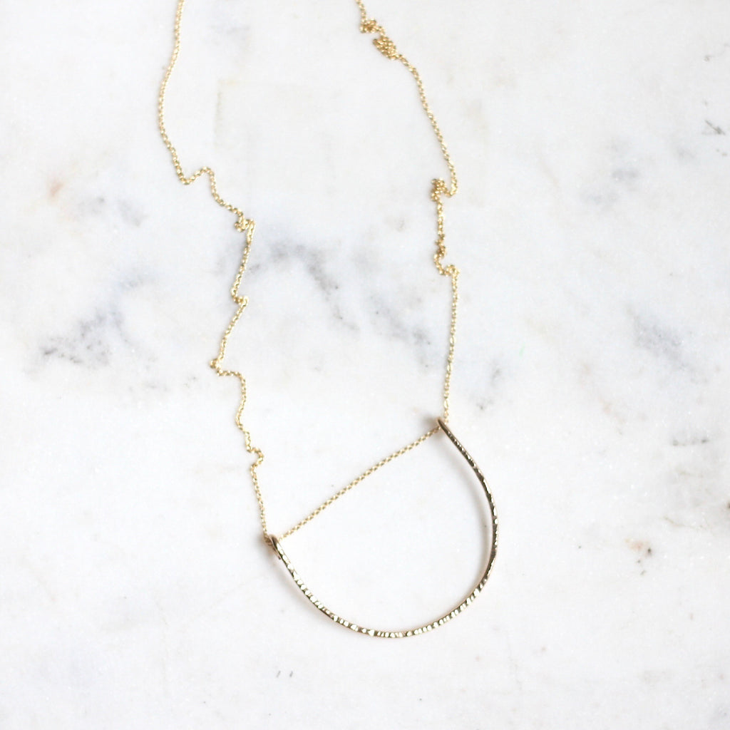 Leyanah Arch Necklace - Large Short - Amelia Lawrence Jewelry