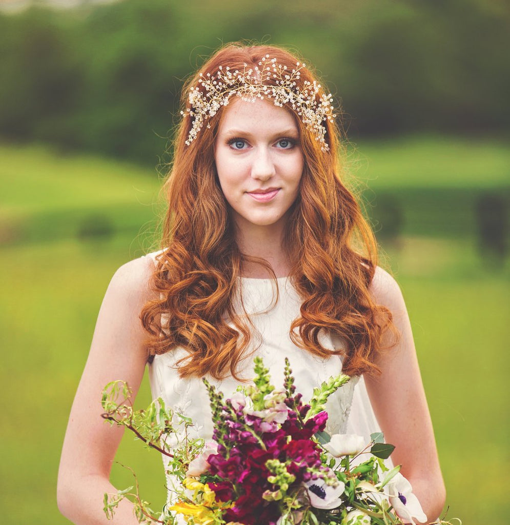 Swarovski Crystal Hair Crown - Made to Order - Amelia Lawrence Jewelry