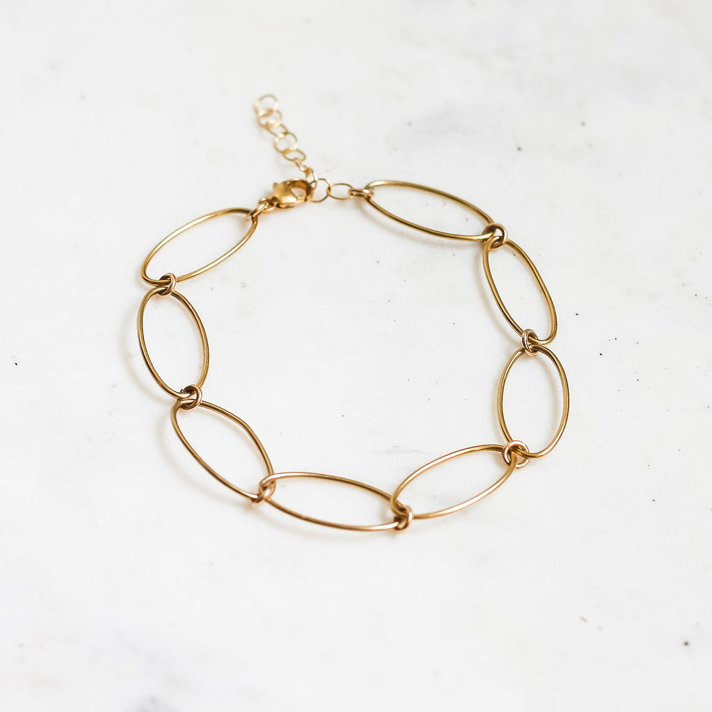 Double Time Bracelet - Small Links - Amelia Lawrence Jewelry