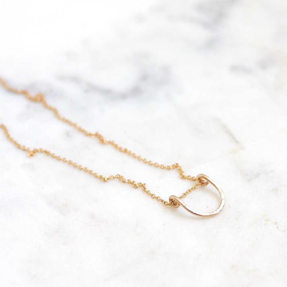Leyanah Arch Necklace - Small - Amelia Lawrence Jewelry