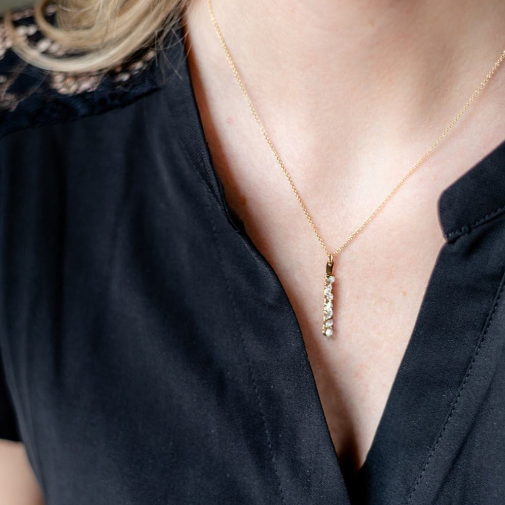 Guidance Necklace - Herkimer Quartz - Amelia Lawrence Jewelry